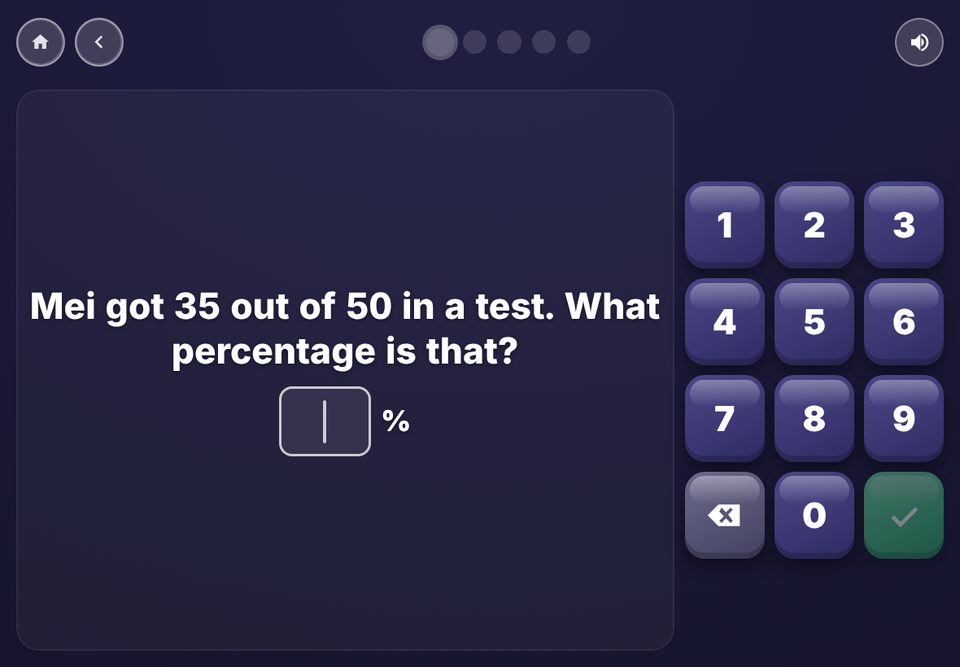 A Year 6 percentage word problem